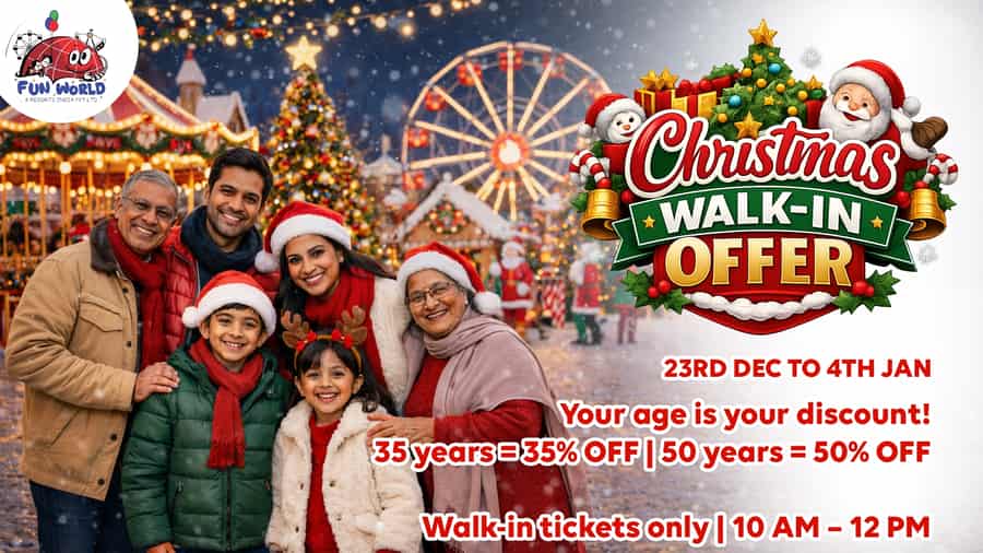 Christmas & New Year Walk-In Age Discount Offer
